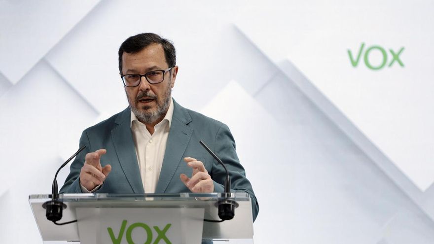 El portavoz de Vox, José Antonio Fúster en una imagen de archivo.