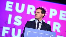 Albert Rivera, en el congreso de los liberales europeos celebrado en Madrid en noviembre