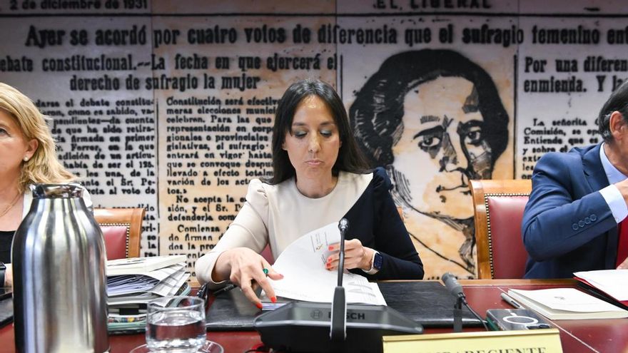 La directora general de la Guardia Civil, Mercedes González Fernández, comparece ante la Comisión de Interior, en el Senado, a 16 de junio de 2026