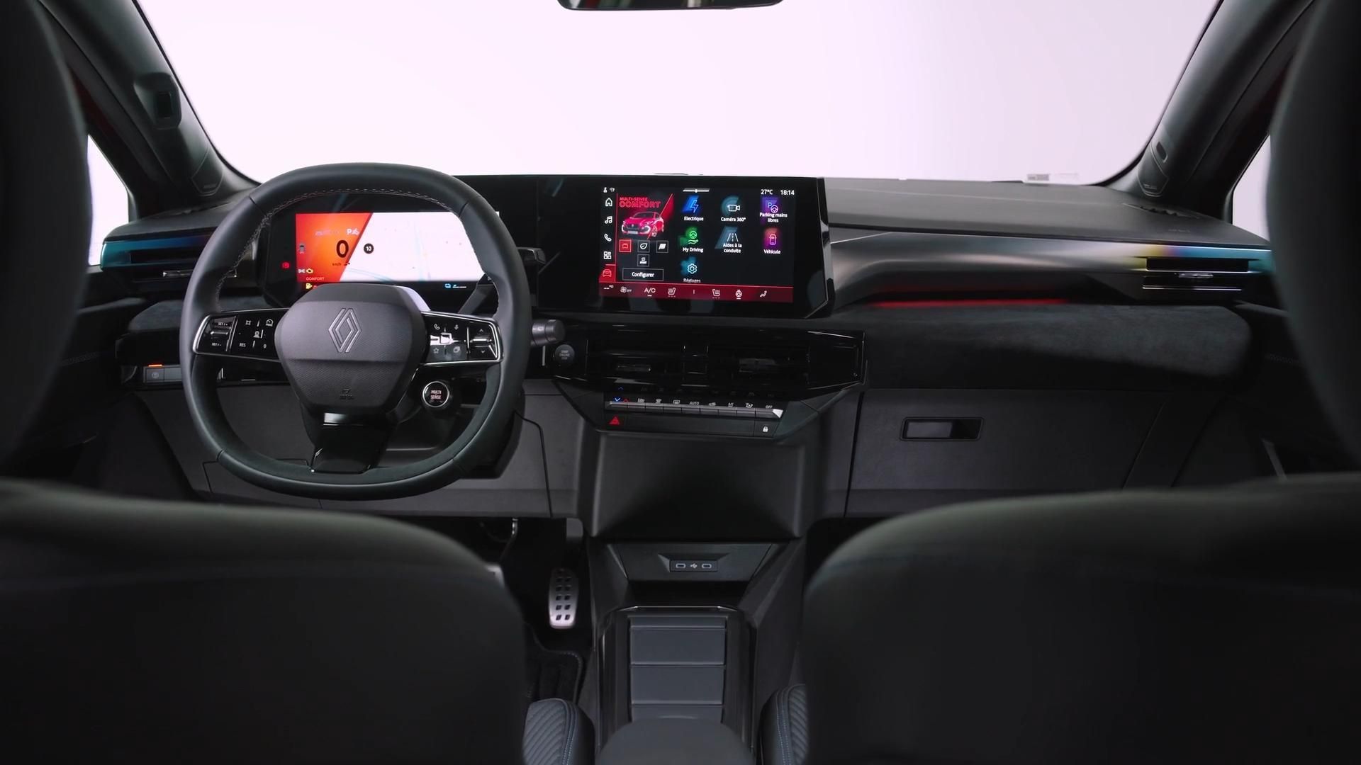 Vista general del salpicadero del nuevo Clio.