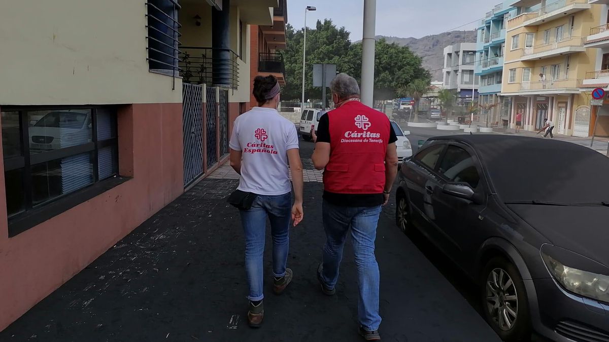 Cáritas mantiene el acompañamiento a las personas afectadas por el volcán Tajogaite cinco años después de la erupción