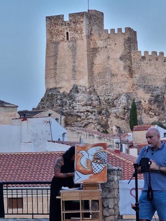 Acto en Yeste en apoyo al pueblo palestino