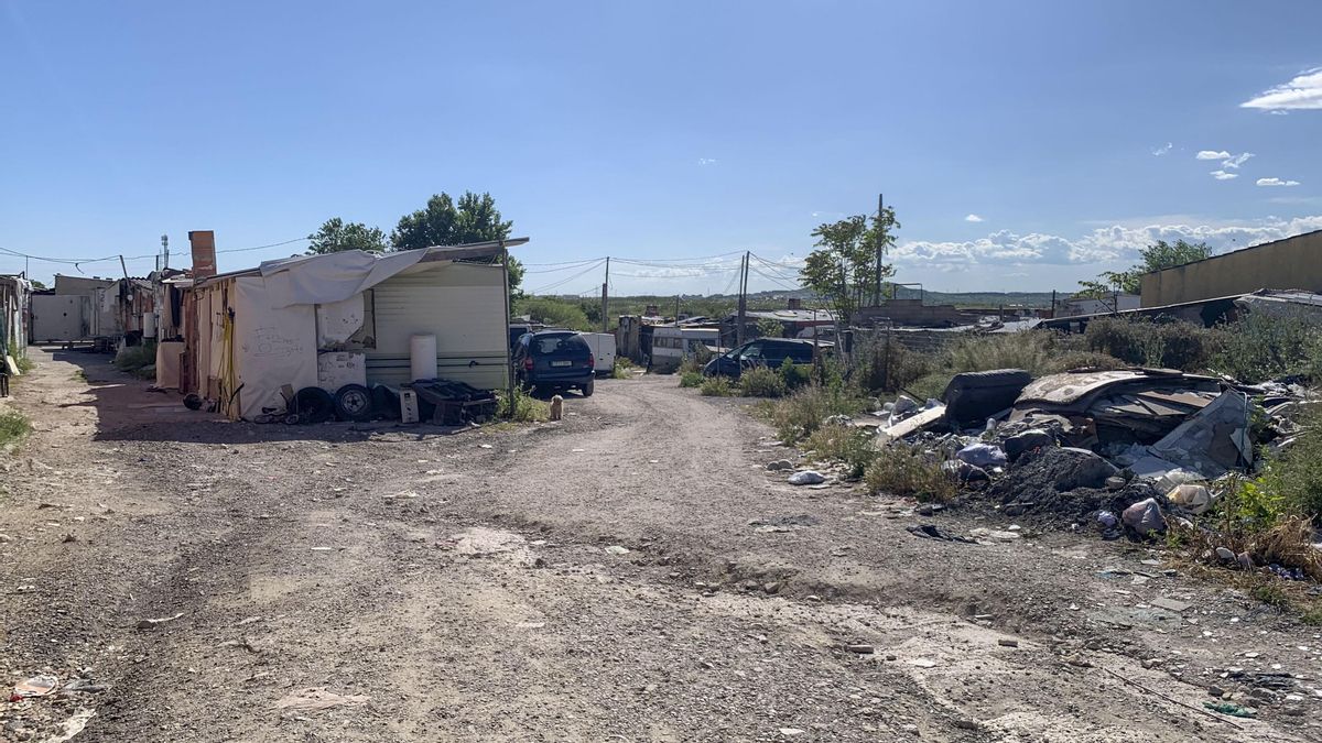 Imagen de archivo de la Cañada Real, uno de los principales focos de pobreza y vulnerabilidad en Madrid