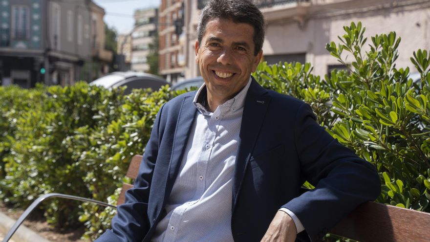 El presidente del Partido Popular de la Comunidad Valenciana y candidato a la Generalitat, Carlos Mazón.