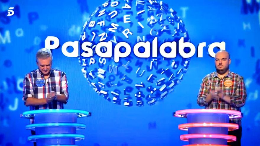 Juan Carlos y Fran en el Pasapalabra de este jueves