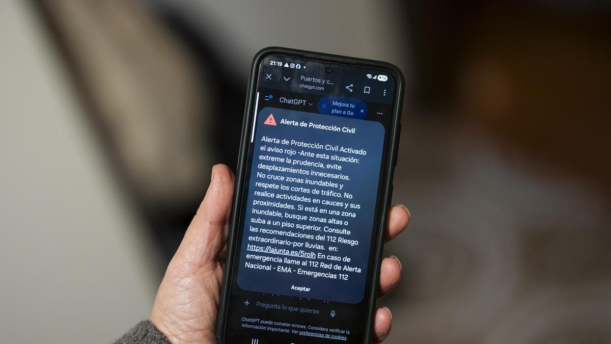 La Aemet activa la alerta roja en Málaga por lluvias y tormentas por el temporal