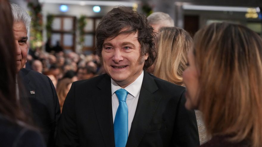 Fotografía de archivo del presidente argentino, Javier Milei. EFE/EPA/OLE BERG-RUSTEN / POOL NORWAY OUT