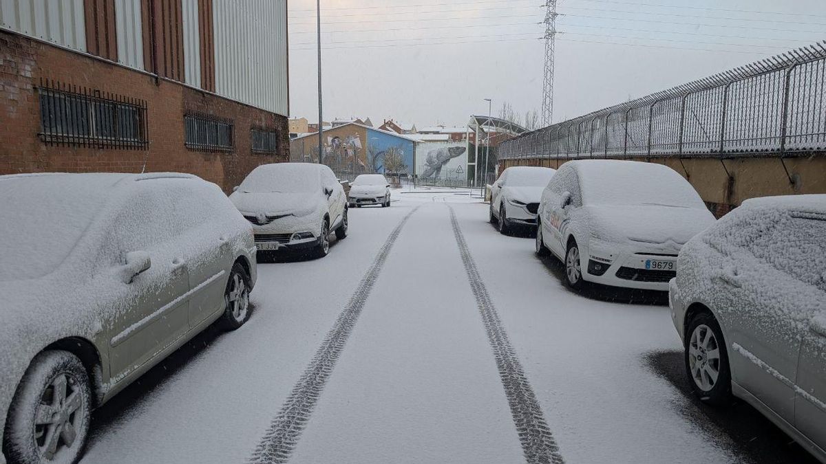 Nieve en Navatejera.