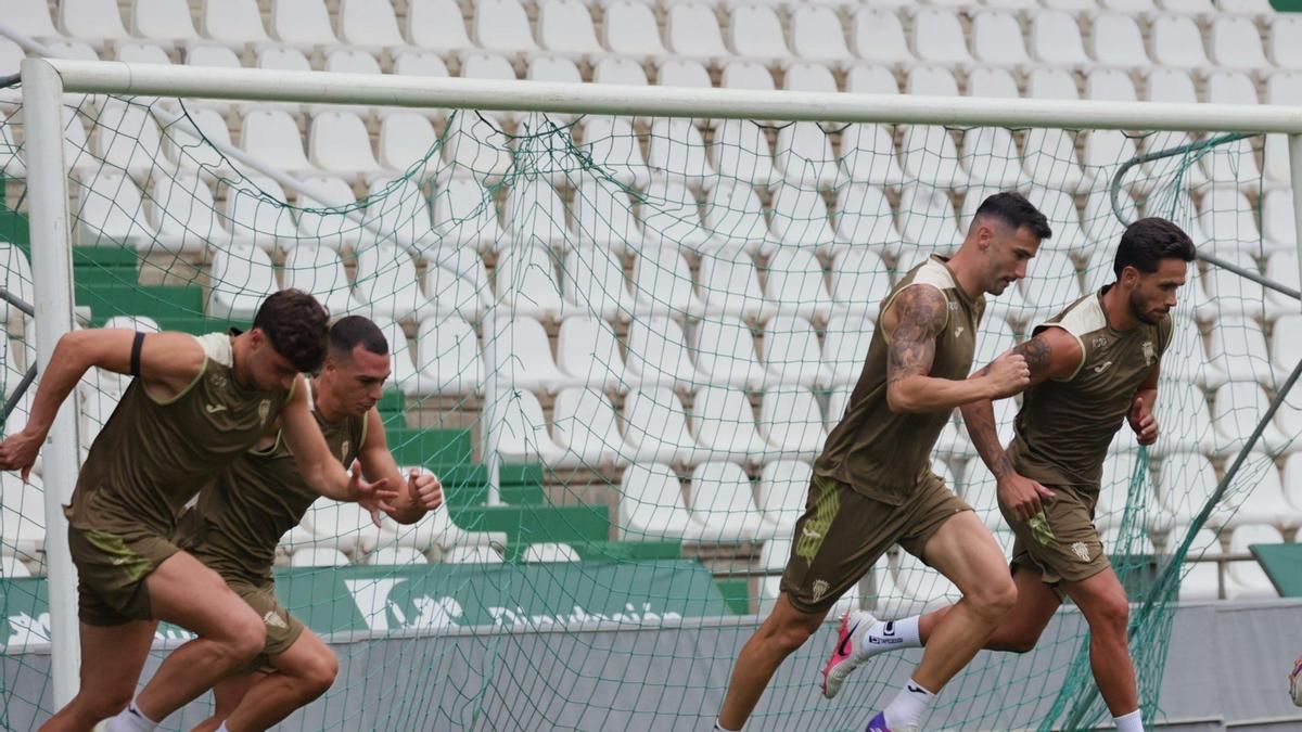Sesión de entrenamiento en El Arcángel