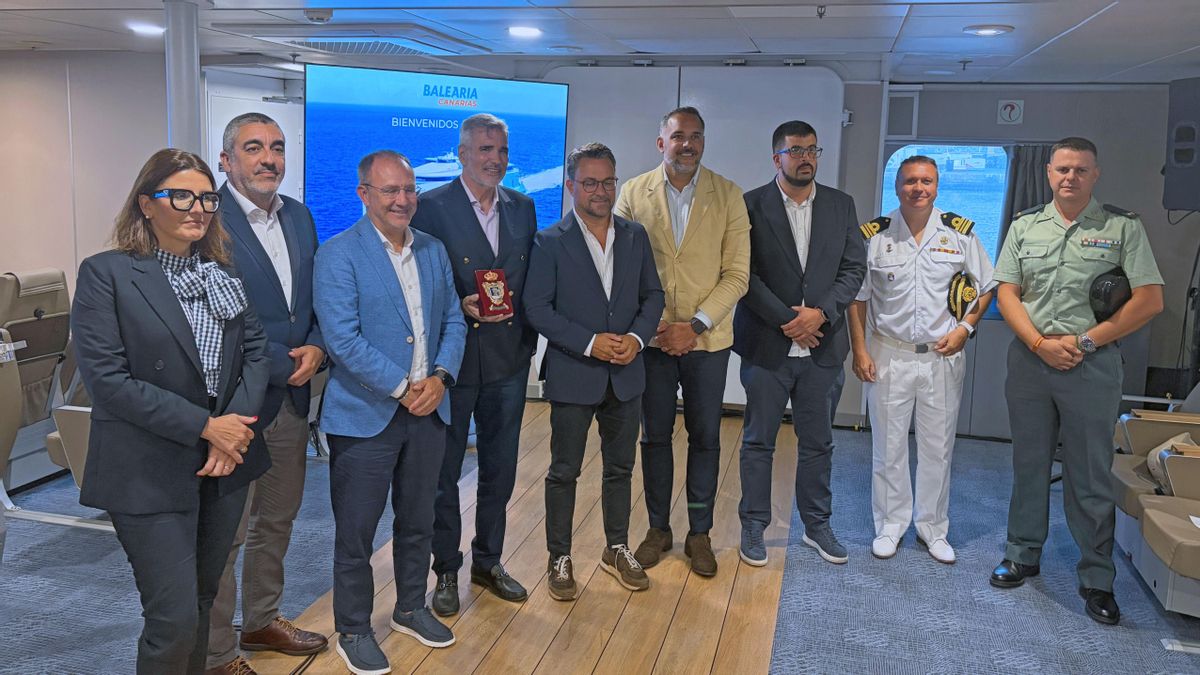 Baleària Canarias presenta en La Palma el ‘fast ferry Pepita Castellví’, que refuerza la conectividad interinsular en alta velocidad en las islas verdes