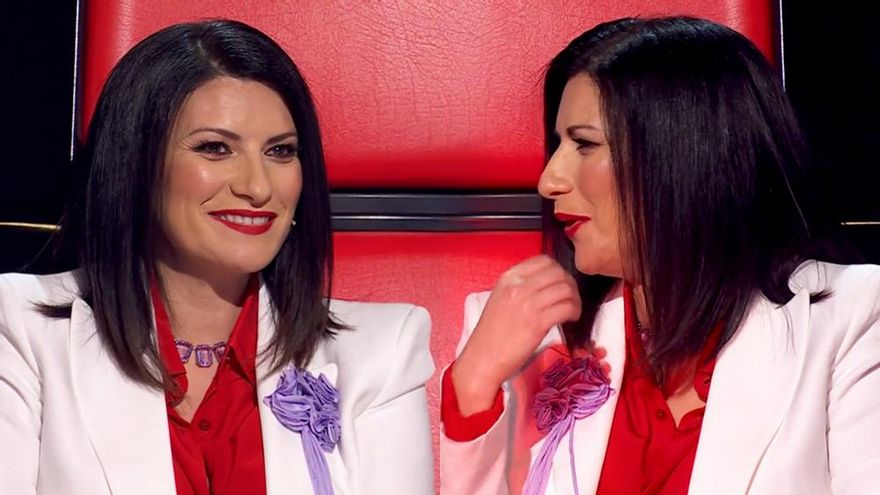 El piropo de Laura Pausini que desató carcajadas en 'La Voz' y dejó perplejo a Génesis
