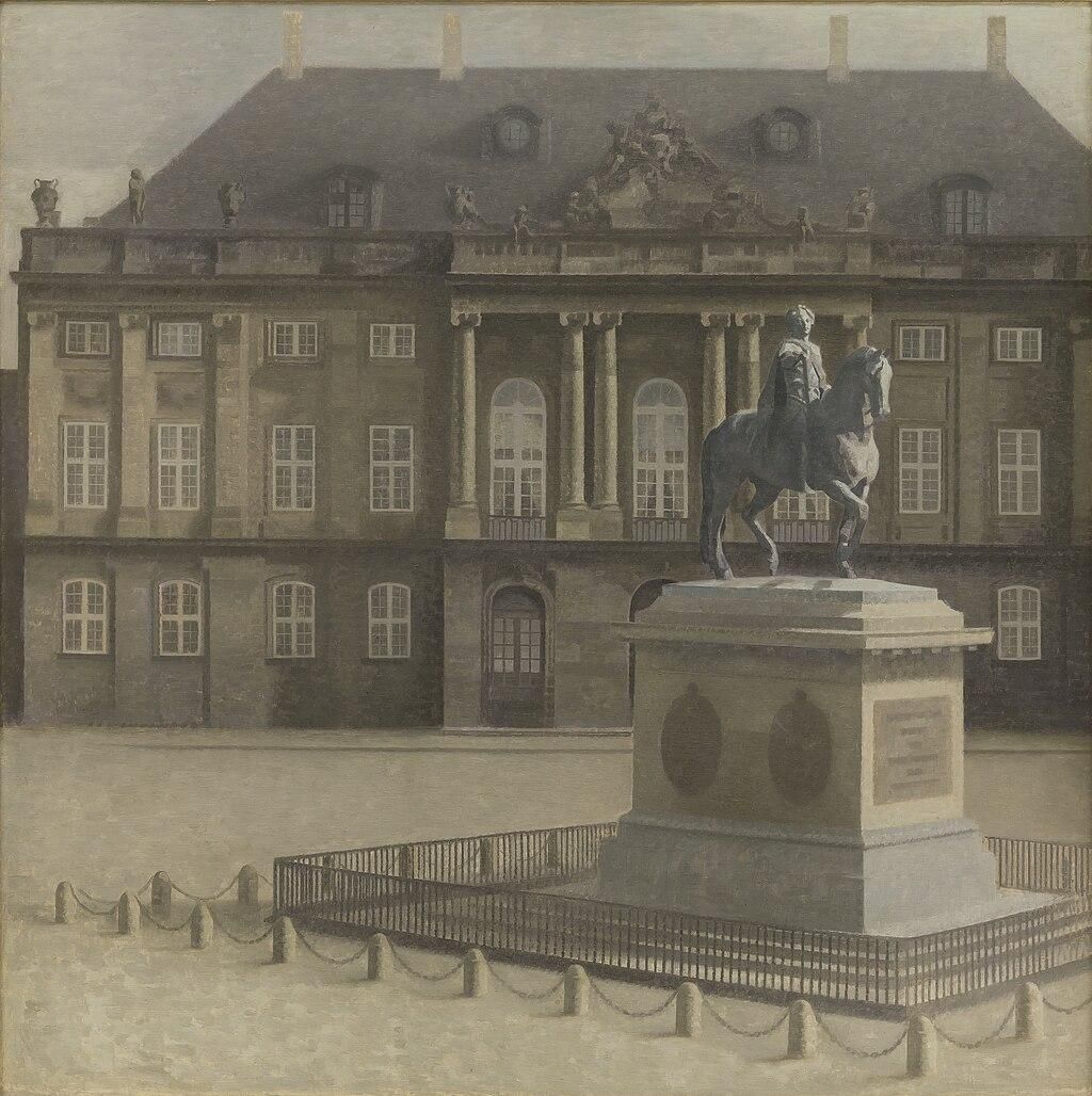Amalienborg Plads (Palacio de Amalienborg, Copenhague).