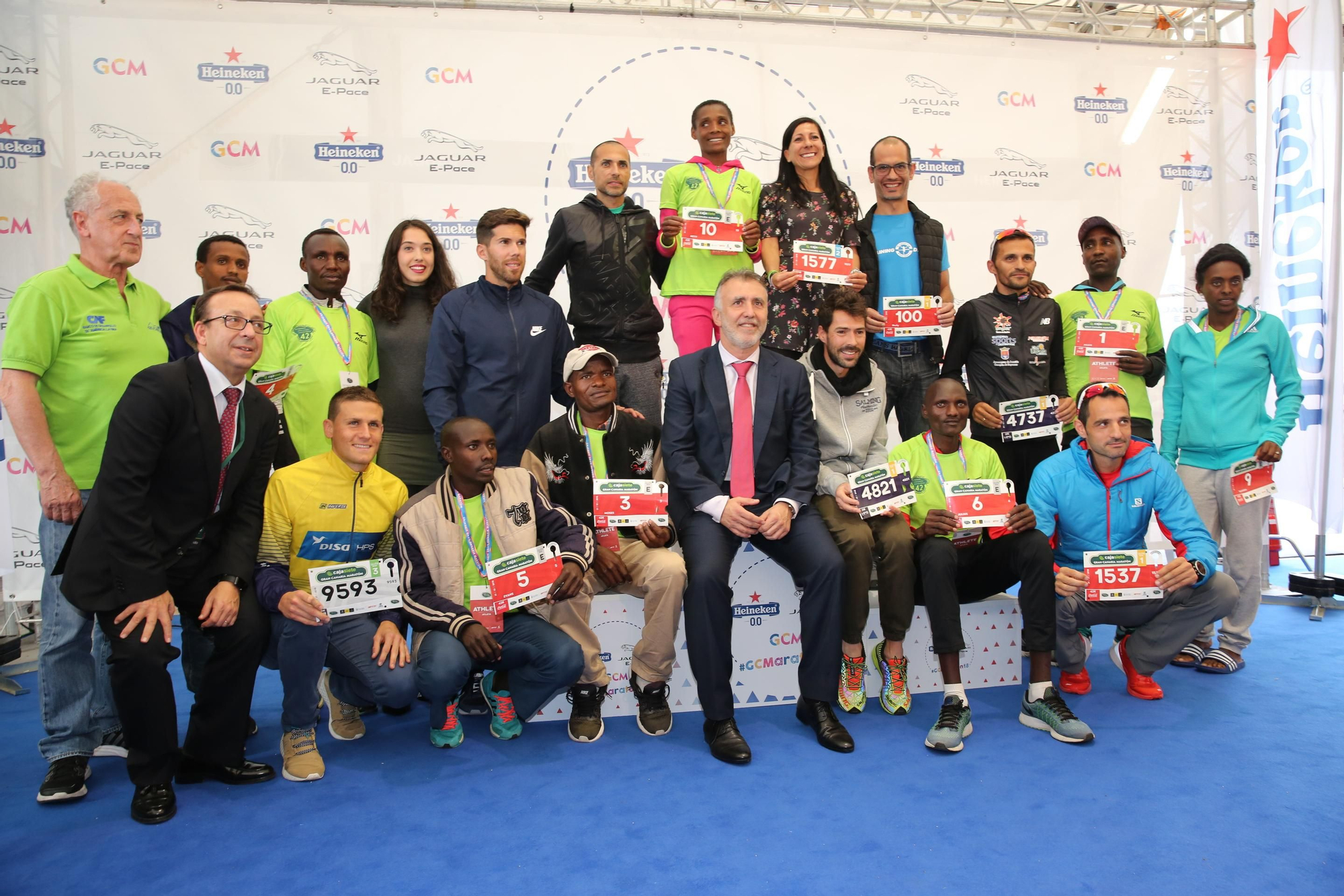 Presentación de los atletas de élite de la Gran Canaria Maratón en Expodeporte. (Alejandro Ramos).
