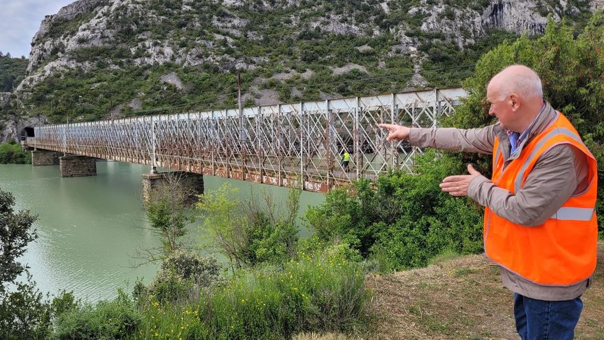 Fomento construirá un nuevo puente sobre el embalse de la Peña para salvar el actual, que data de 1912