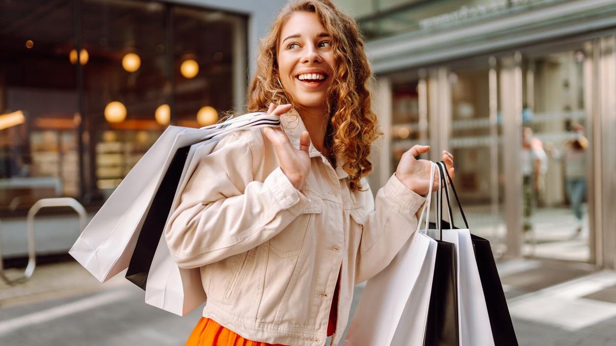Mujer de compras