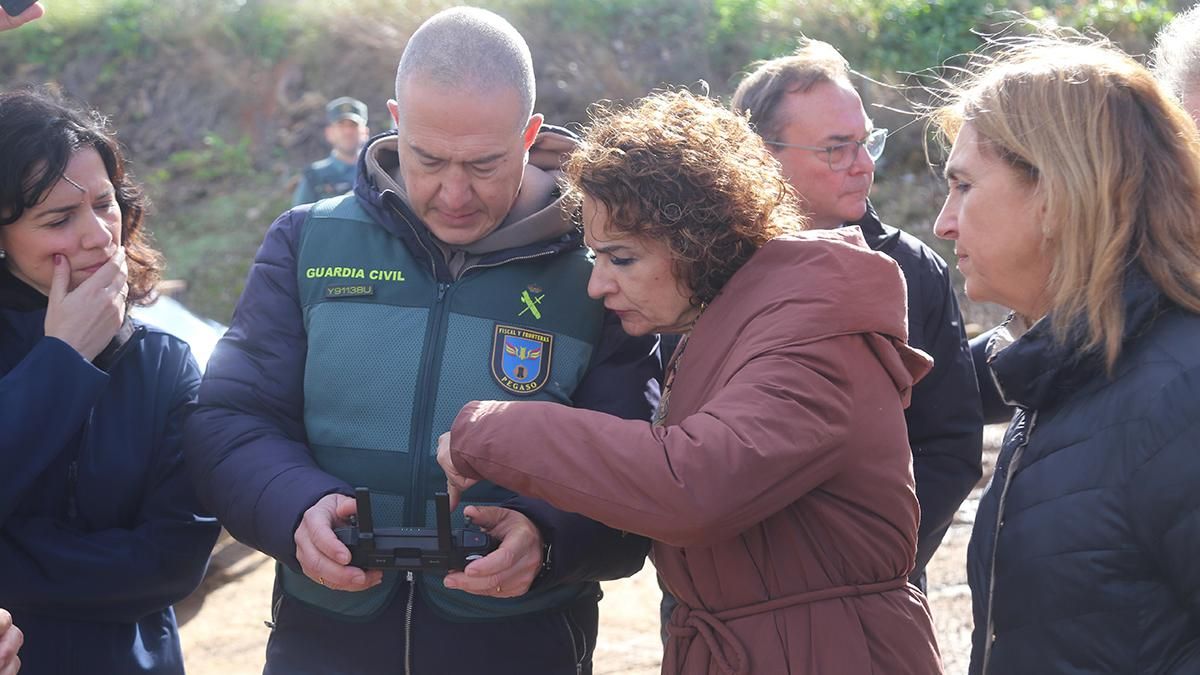Visita de la vicepresidenta María Jesús Montero a Villafranca de Córdoba