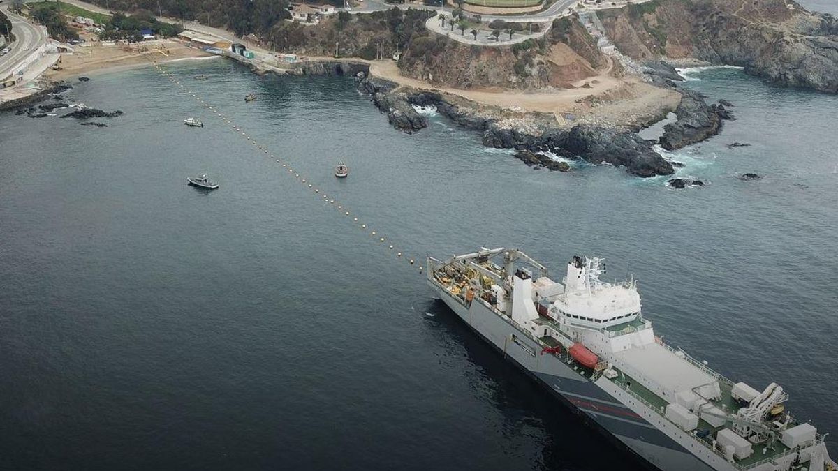 Tendido de cable submarino