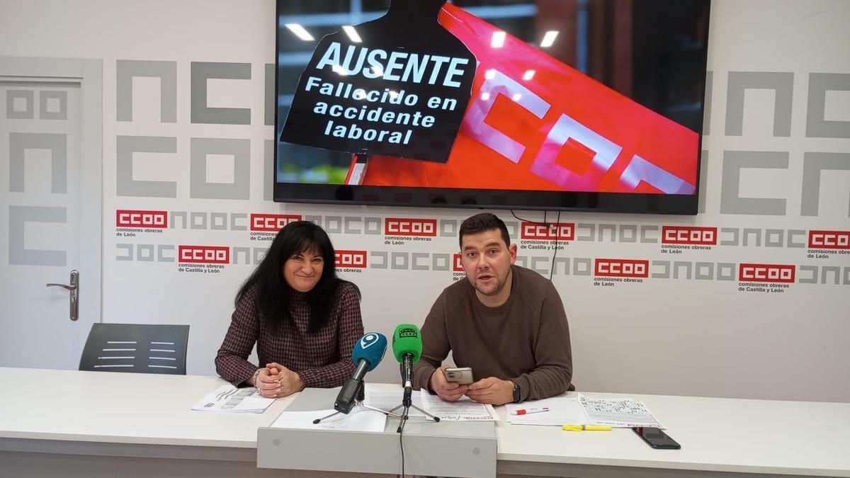 CCOO León denuncia el incremento de accidentes laborales.