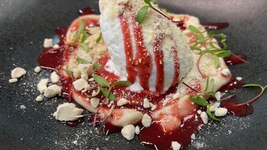 Emulsion de galletas María.