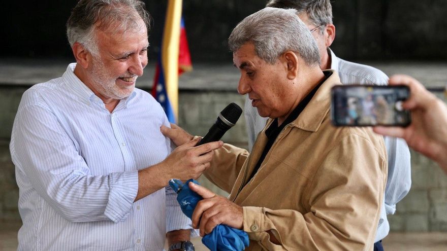 El presidente del Gobierno de Canarias visita Venezuela