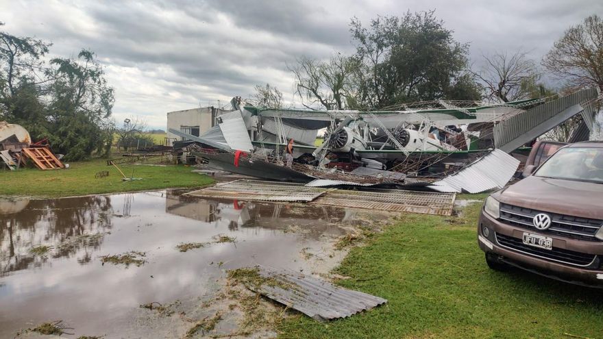 Diluvio, granizo y zonas anegadas en el AMBA