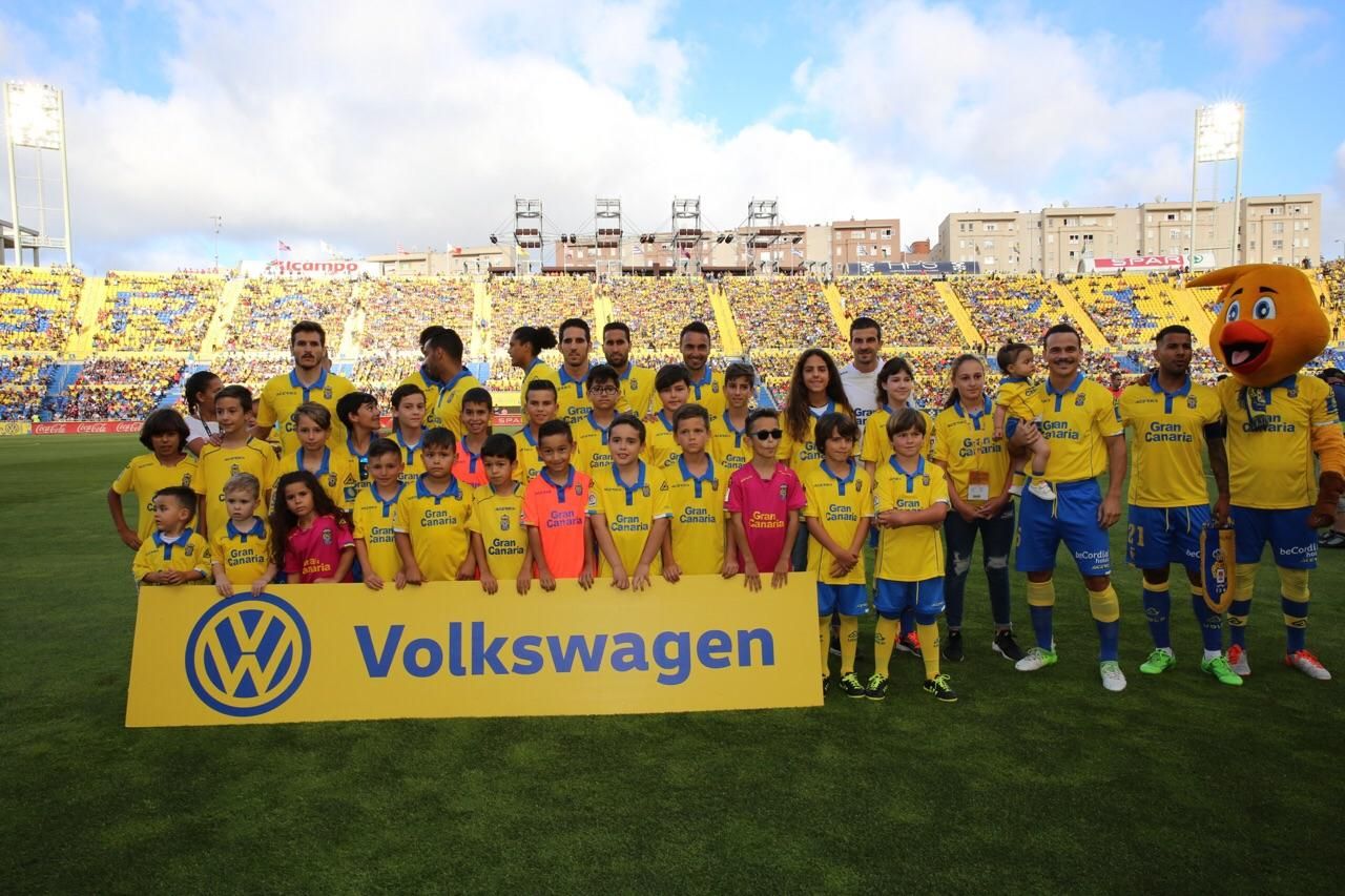 Partido entre la UD Las Palmas y FC Barcelona. Alejandro Ramos.