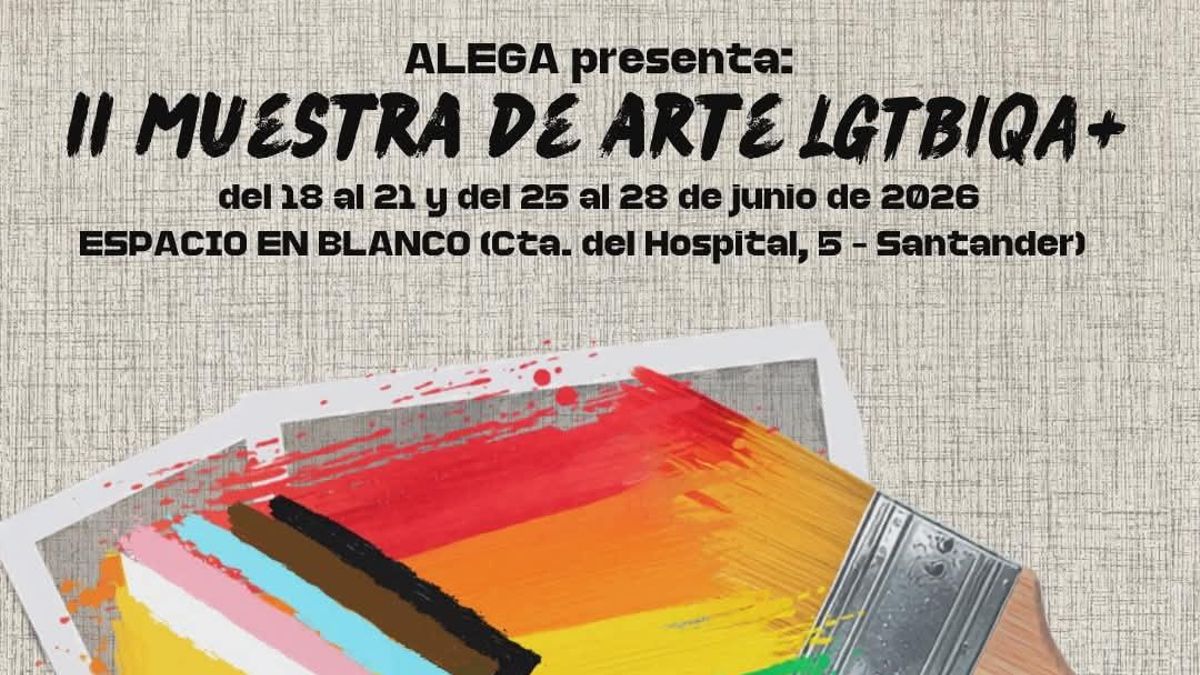 ALEGA celebrará en junio la II muestra de arte LGTBIQA+ centrada en la juventud