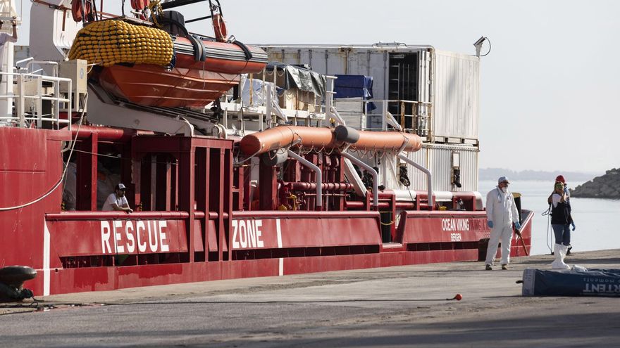 El barco Ocean Viking rescata a otros 106 inmigrantes en el Mediterráneo