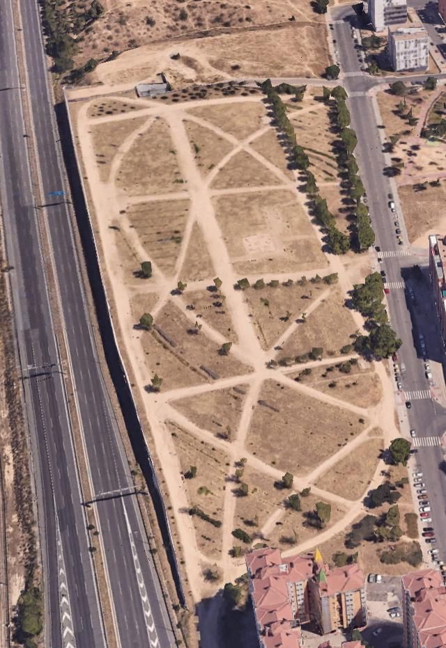 Parque José Luis Álvarez, a vista de satélite