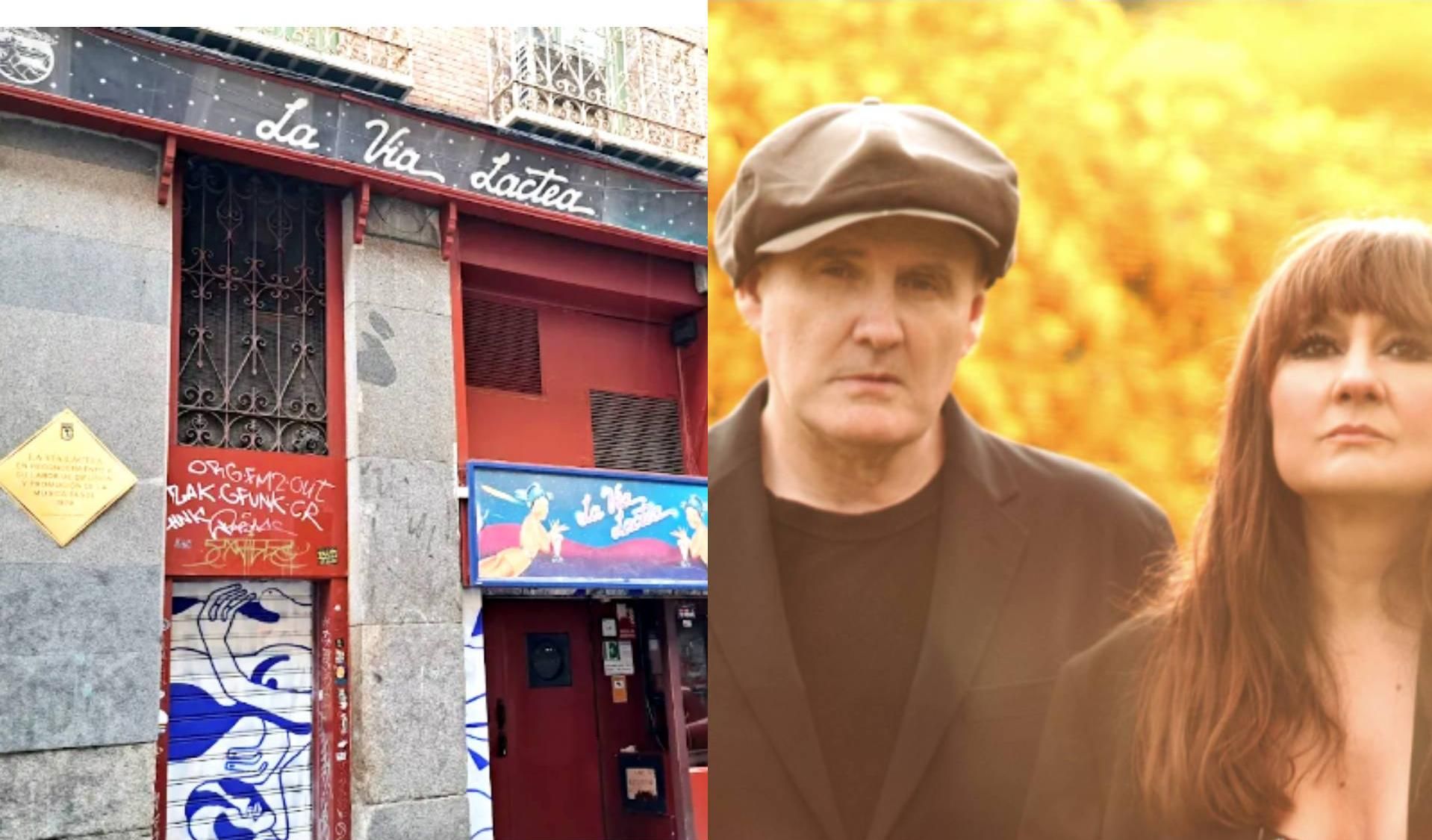 El exterior de La Vía Láctea, un local de Madrid del que Amaral habla en sus canciones