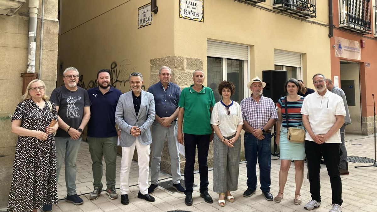 Inauguración de las calles Los Baños y Ochavo en La Villanueva de Logroño