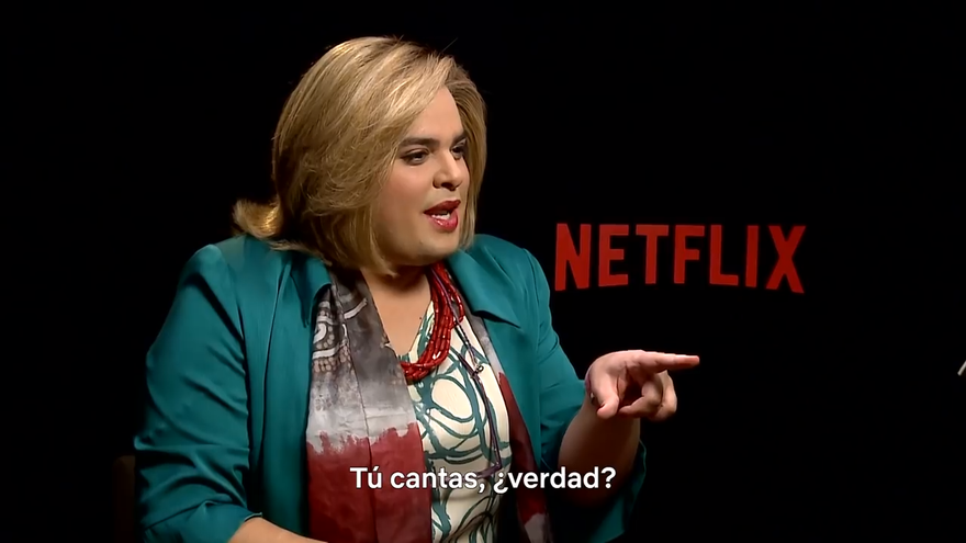 Paquita Salas se cuela en el tour promocional de "Élite": "Esta serie es muchísimo más tráiler"