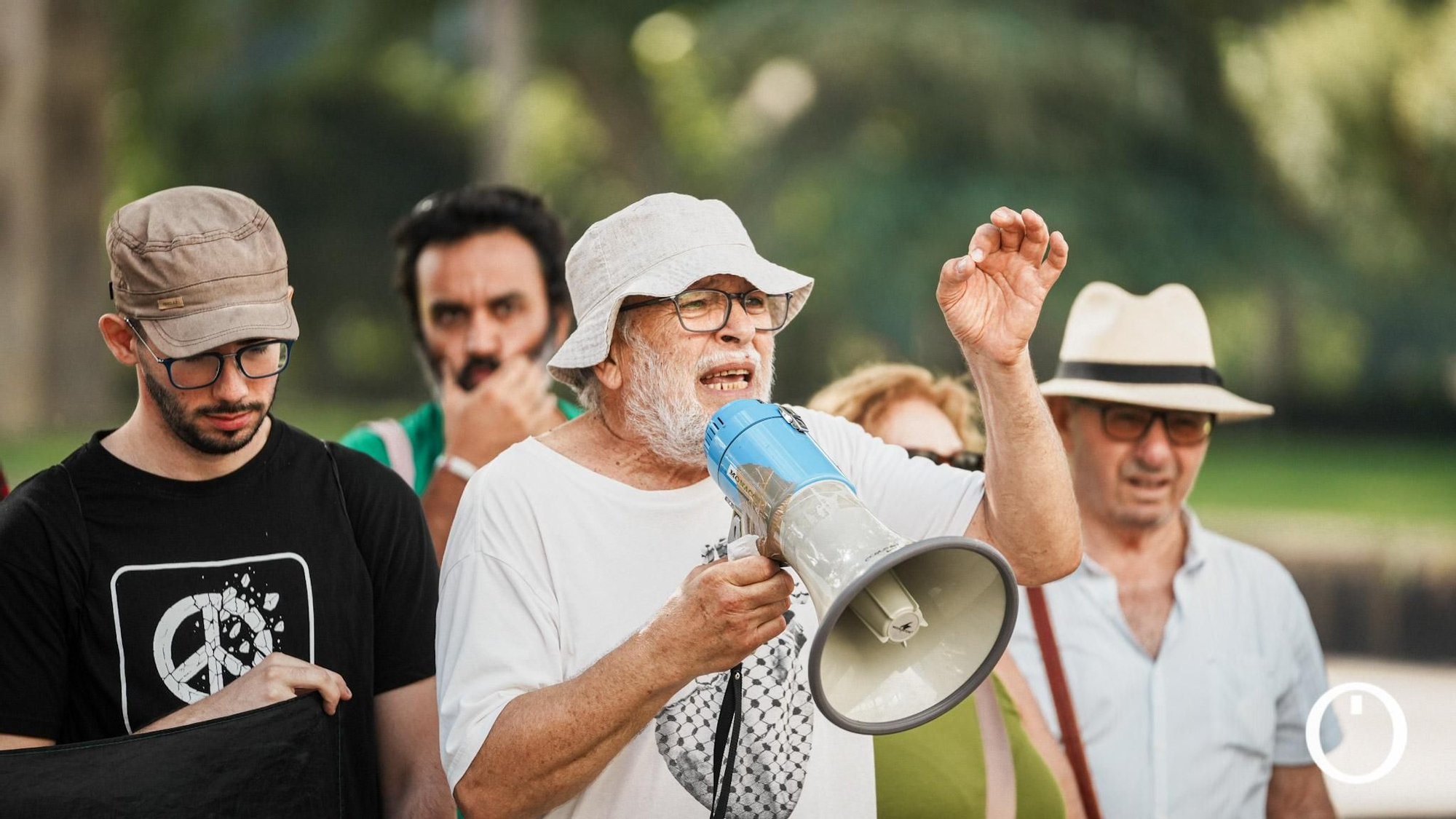 Concentración contra el genocidio en Palestina