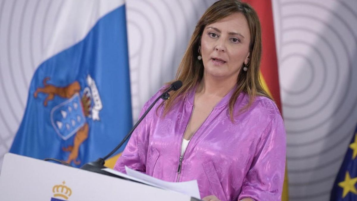 La consejera de Presidencia del Gobierno de Canarias, Nieves Lady Barreto