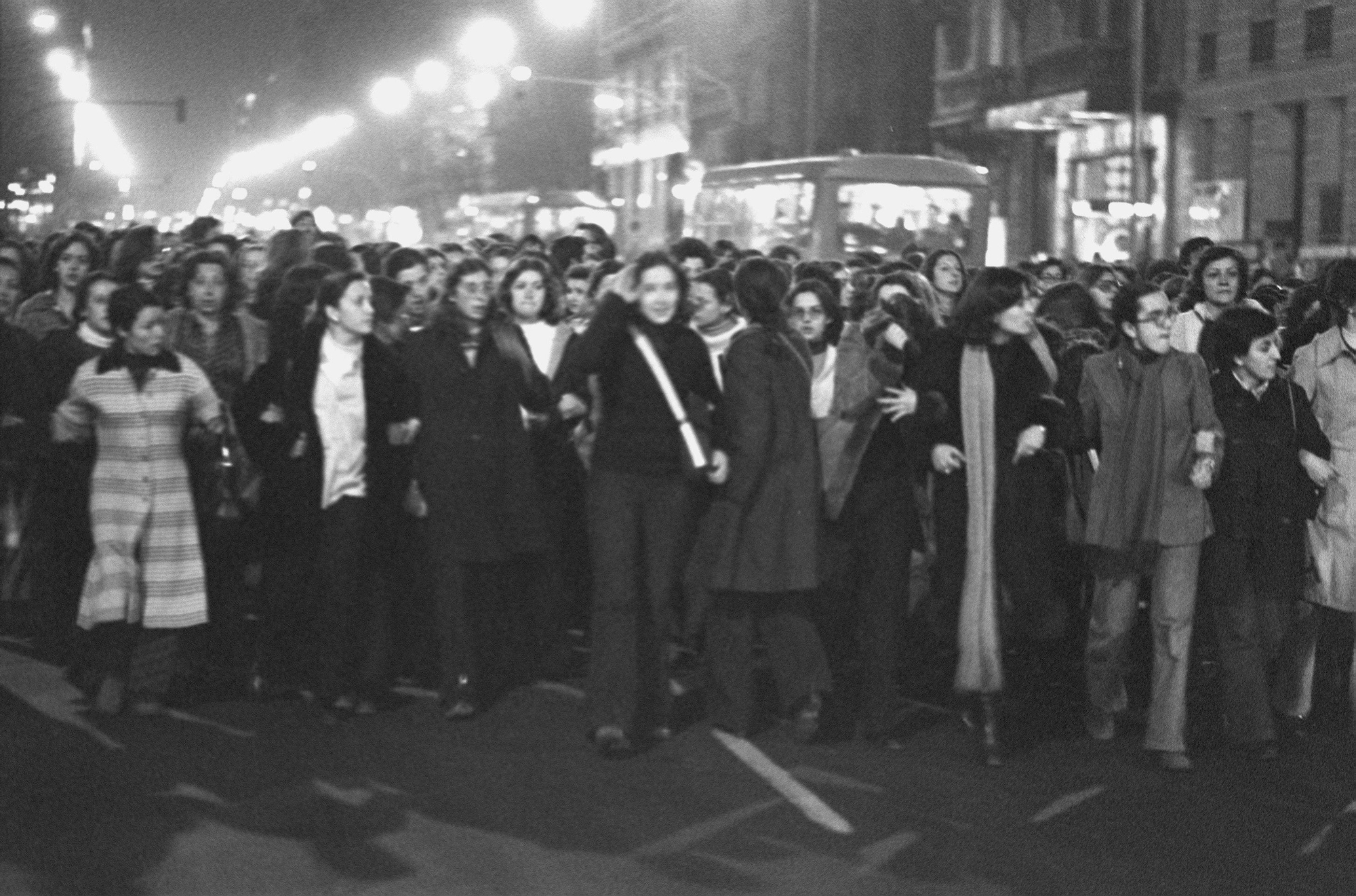 15-1-1976. Imágenes de la manifestación feminista en Madrid.
