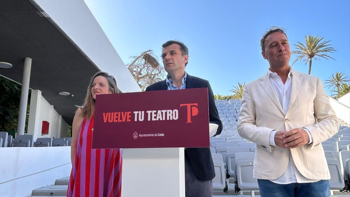 El alcalde de Cádiz, durante su intervención.