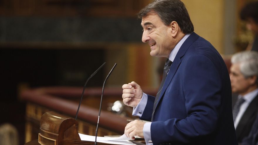 Archivo - El portavoz del PNV en el Congreso de los Diputados, Aitor Esteban.