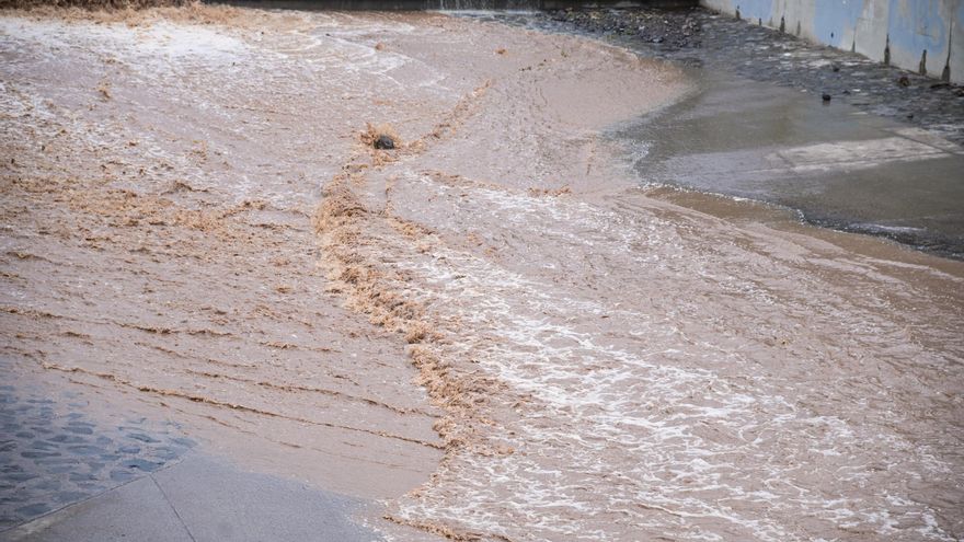 La borrasca Therese ha provocado intensas lluvias desde primera hora de la mañana en el área metropolitana de Tenerife.