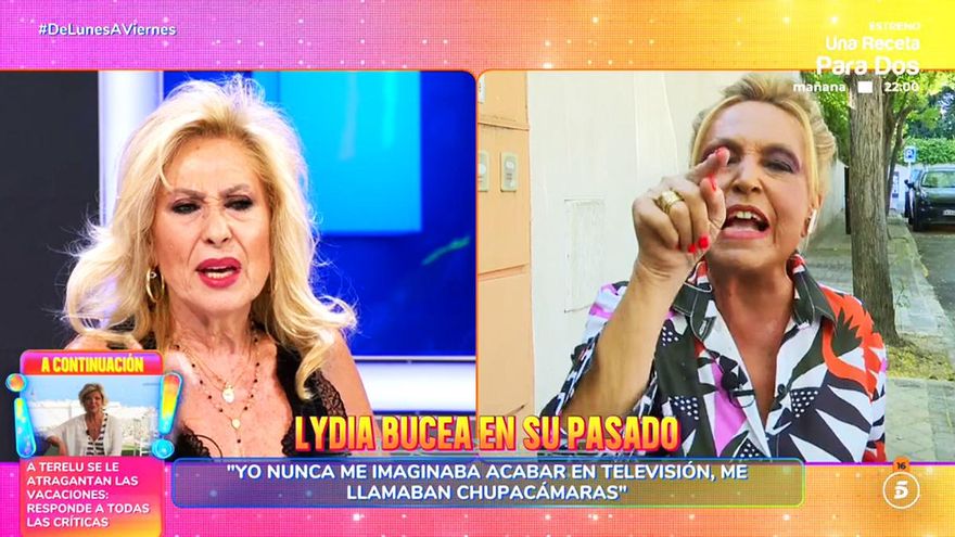 Lydia Lozano estalla contra Rosa Benito en Telecinco: "No te fuiste de 'Sálvame' libremente. Tenías mucho chapapote familiar"