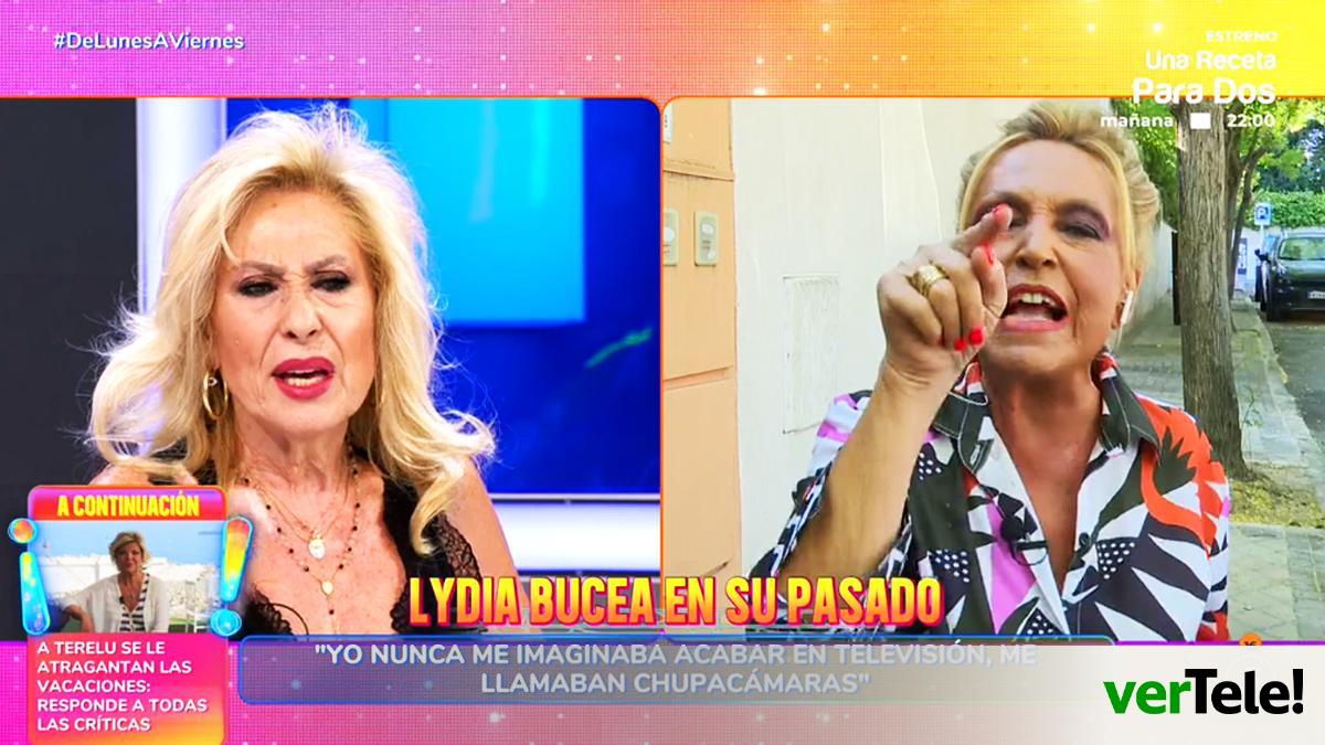 Lydia Lozano estalla contra Rosa Benito en Telecinco: "No te fuiste de 'Sálvame' libremente. Tenías mucho chapapote familiar"