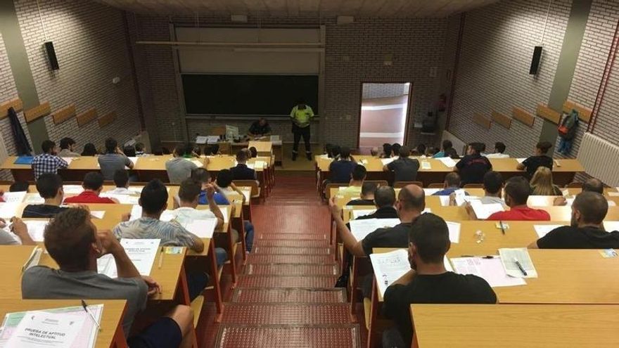 Imagen de archivo de unas oposiciones al cuerpo de cabos de la Guardia Civil