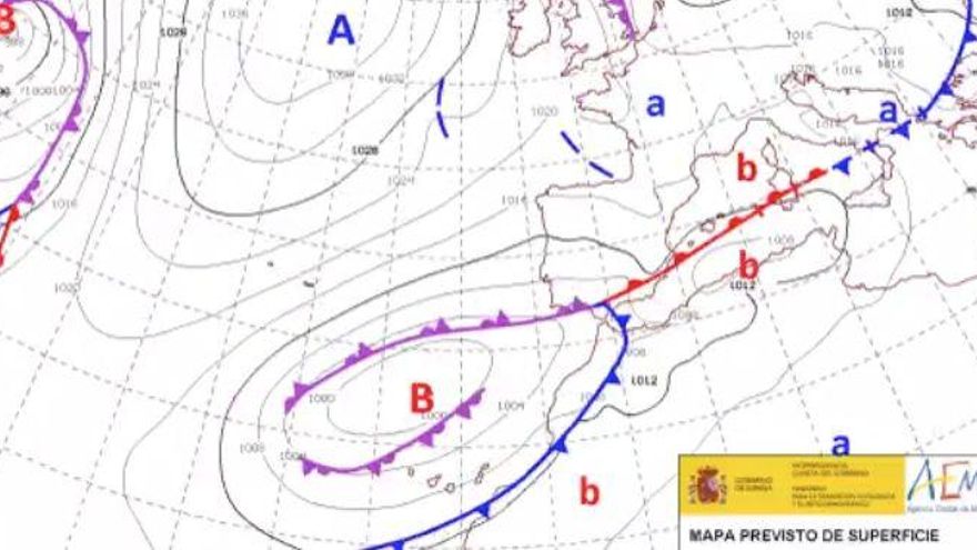 Borrasca sobre Canarias este 6 de enero