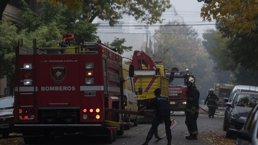 Un incendio consumió un depósito de Iron Mountain en Barracas