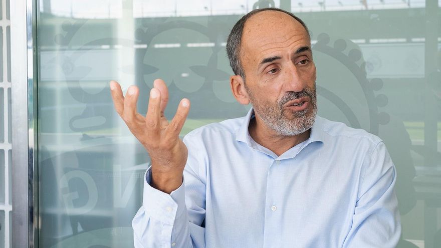 Sebastián Ceria durante su entrevista con elDiario.es.