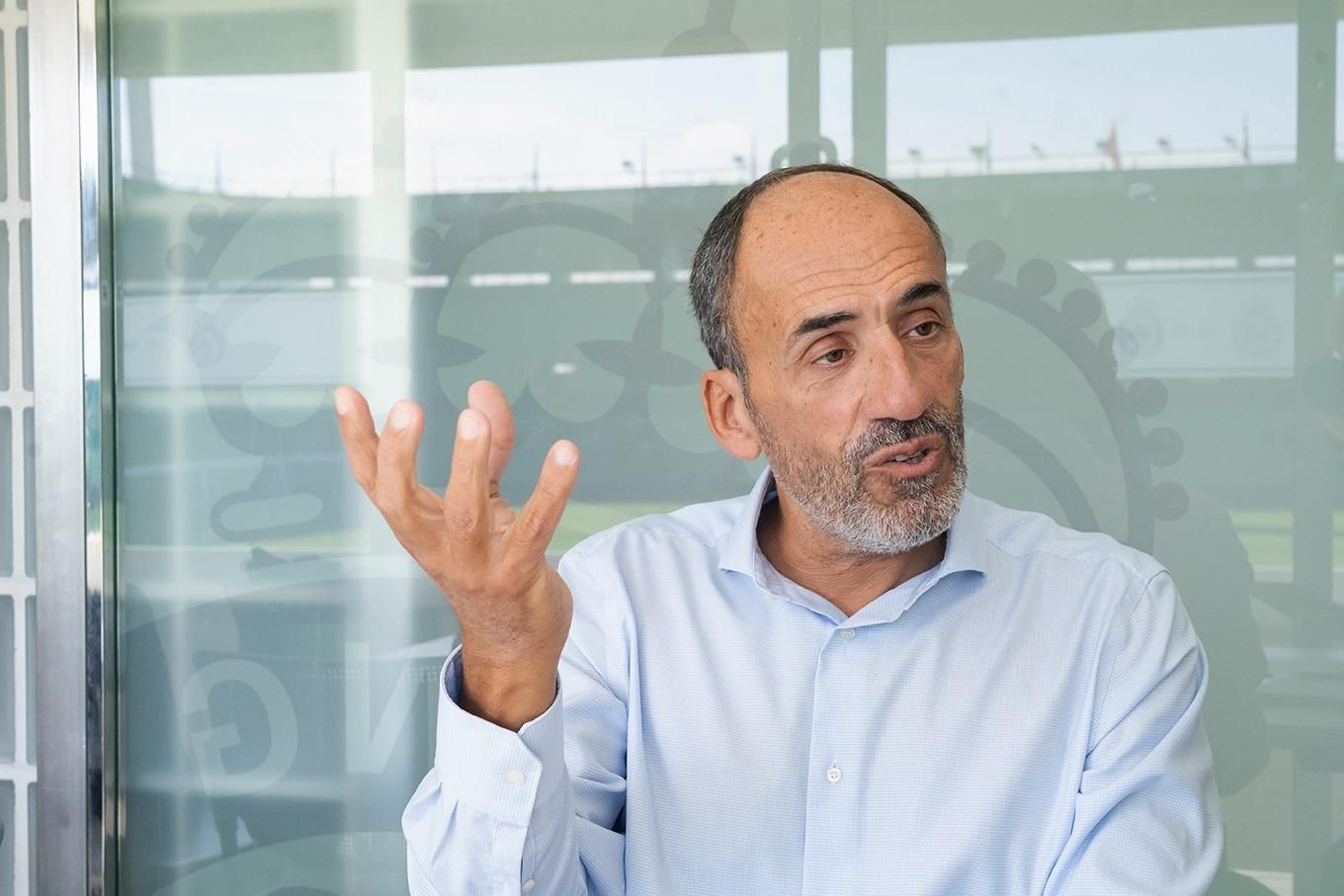 Sebastián Ceria durante su entrevista con elDiario.es.