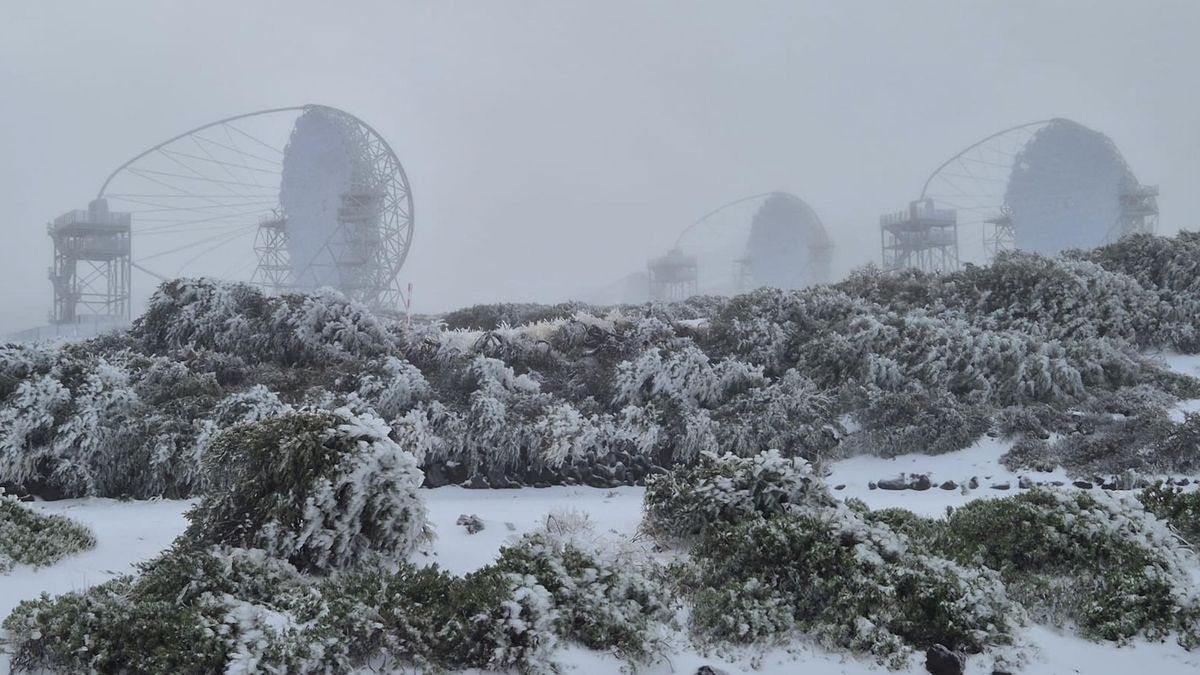 El Roque reluce con su ‘traje’ blanco