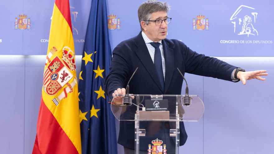 Archivo - El portavoz del PSOE en el Congreso, Patxi López, a 18 de marzo de 2025, en Madrid (España).