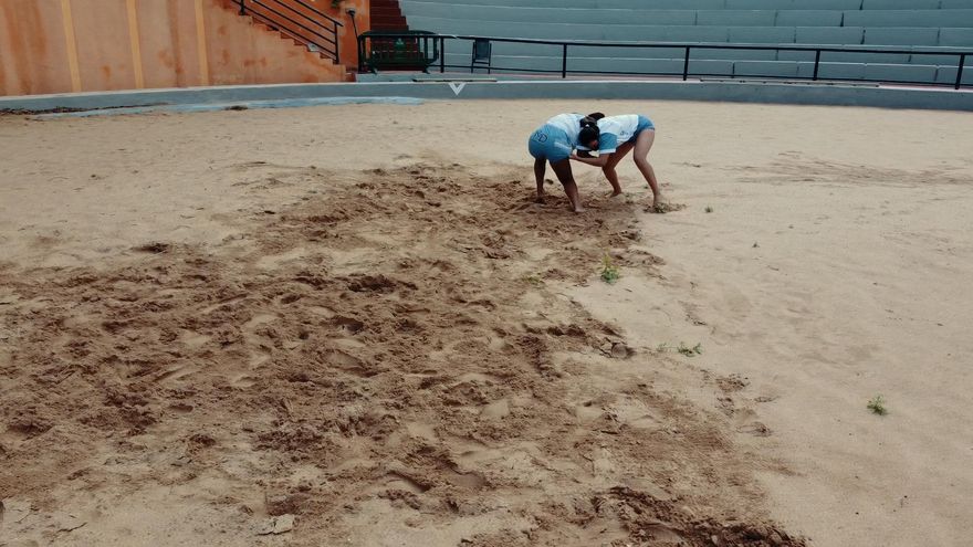 Lucha canaria, protagonista del programa