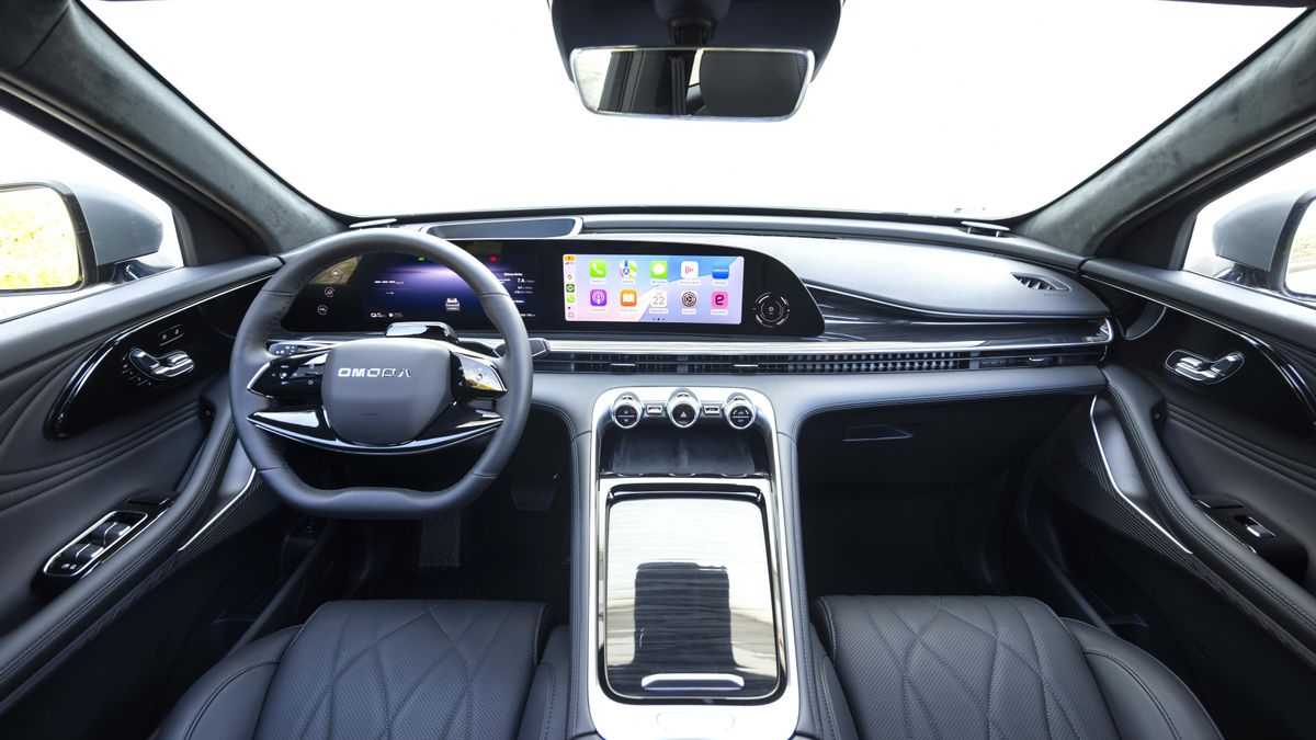 Interior del OMODA 9 SHS.