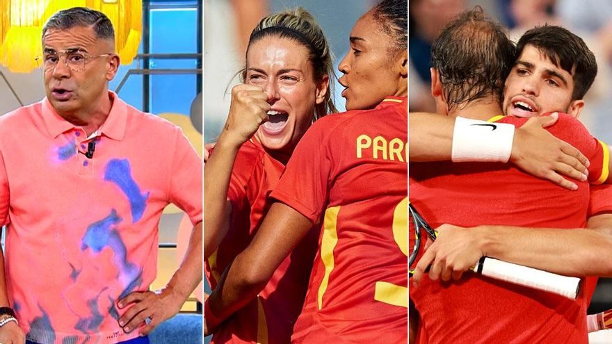 'El diario de Jorge' cede más en una tarde olímpica que vuela con el fútbol (23.8%) y llora por Nadalcaraz (30.2%) en La 1